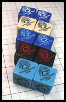 Dice : Dice - 6D - Q Workshop Promo Dice 5 Pair - Dark Ages